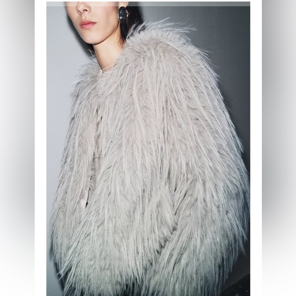 NWT ZW collection faux fur coat - Picture 4 of 7